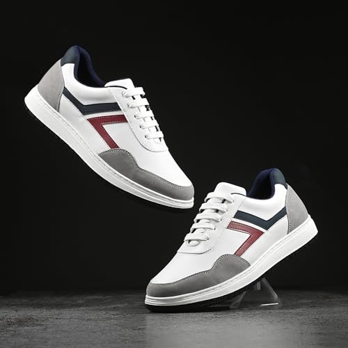 Image of Cruiser Mens Sneaker| Comfort & Style with Soft Cushioned Insole | Classic Canvas Sneakers for Effortless Style |Trendy Lace-Up Design for Casual Outfits (2623)