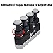 Finger Strengthener,4 Tension Adjustable Hand Grip Exerciser Ergonomic Silicone Trainer for Guitar,Piano,Trigger Finger Training, Arthritis Therapy and Grip, Rock climbing (AHF-03)