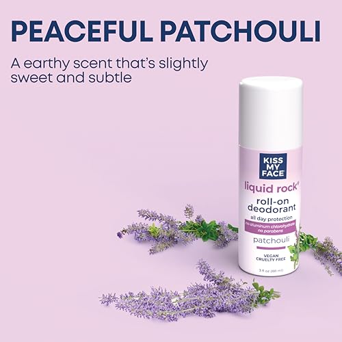 Desodorante Kiss My Face Roll-On Patchouli 3 pack 3 Fl Oz miniatura 2