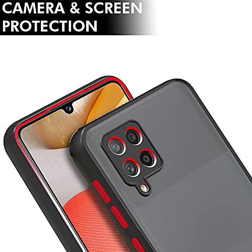 Image of TheGiftKart Translucent Hybrid Samsung Galaxy M42 5G Back Case Cover | Smoked Matte Back | 360 Degree Protection | Protective Hard Back Case Cover for Samsung Galaxy M42 5G