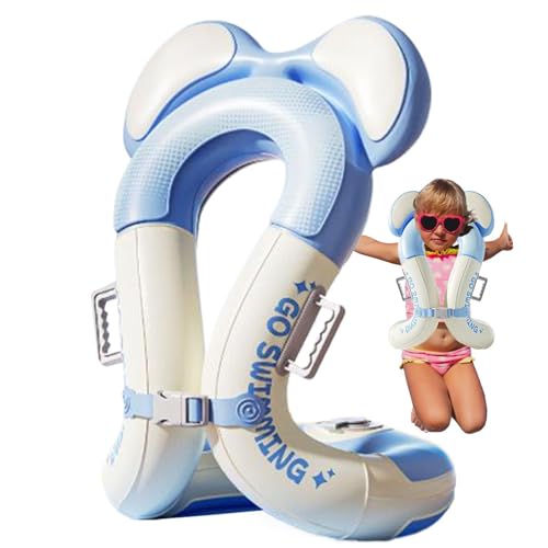 Chaleco De Natación para Niños,Chaqueta Flotante Antivuelco,Manguitos De Natación Seguros para Piscina Infantiles | para Niños Y Niñas Playa Aire Libre Lago Río Piscina Patio Y Jardín