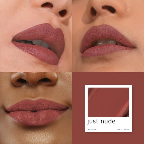 Image of Bella Vita Organic Cult Classic Combo | Kiss Proof Liquid Lipstick | Scarlet Red + Just Nude | Transfer-Proof | Smudge-Proof | Intense Moisturisation | 18-Hr Stay | Ultra Matte Finish | 4.5Ml Each