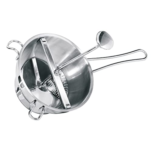 Passaverdure multifunzionale in acciaio inox linea Flotte Lotte di Gefu, diametro 39x18,5 cm