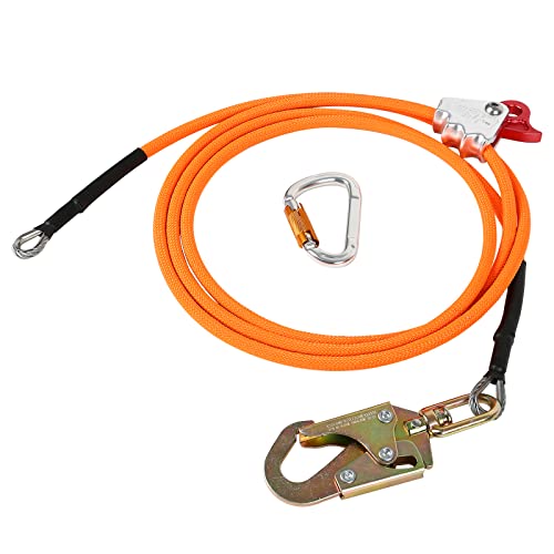 Mousqueton triple verrouillage MENAYODA et câble d'acier de 12mm haute performance