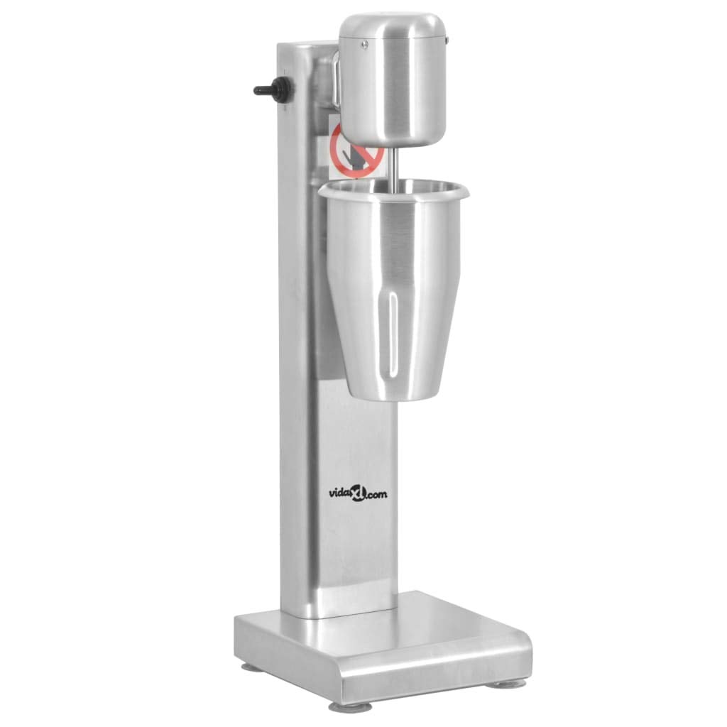vidaXL Appareil Milkshake Acier Inoxydable 1L Cuisine Mixeur Boissons Cocktail