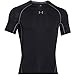 Under Armour UA HeatGear Short Sleeve, kurzärmliges Funktionsshirt, atmungsaktives Kurzarmshirt für Männer Herren, Black / Steel , L