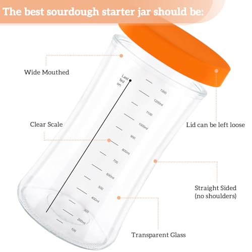 Sourdough Starter Kit with Accessories for Home Bakers