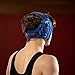 Matman Medalist Adult Wrestling Headgear – Easy-Adjust, Snug Fit Protective Headgear for Wrestling, BJJ & MMA (Royal)