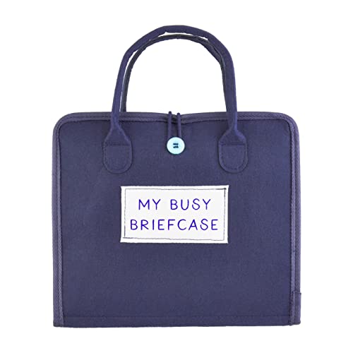 Image of Mud Pie Blue My Busy Briefcase