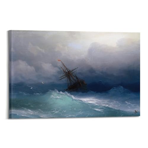 Impression sur toile Ivan Aivazovsky : l'élégance d'une peinture de mer orageuse chez soi