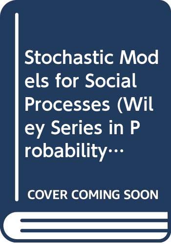 Stochastic Models for Social Processes 0471280402 Book Cover