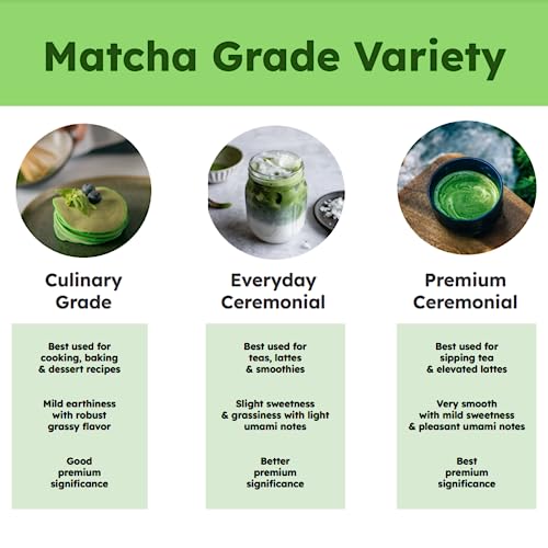 Té matcha ceremonial en polvo orgánico 20g individual miniatura 6