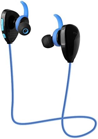 WISZEN Wireless Headphone, Sport Wireless Headsets Wireless Earbuds with Built-in Microphone, Noise Cancelling Lightweight Headphone, Perfect for Indoor/Outdoor Sport Activities, Black Blue