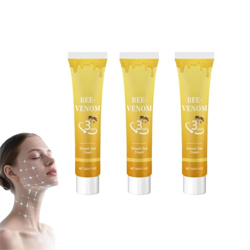 Bee Venom Eye Cream, Collagen Bee Venom Wake Up Eye Cream for Dark Circles and Puffy Eyes, Anti-Aging Eye Treatment for All Skin Types (3)