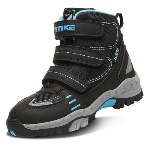VITIKE Kinder Schneestiefel Jungen Warmfutter Winterstiefel...