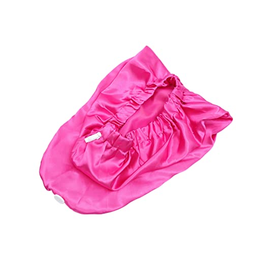 Bonnet de nuit en soie pour cheveux bouclés et tresses au réveil