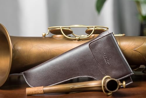 image for Artone Tenor Saxophone Neck Storage Pouch | Durable Faux Leather Prote