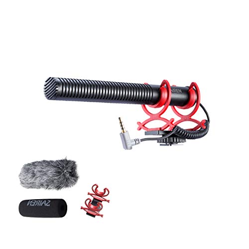 Hottest Sale On-Camera Microphone, SAIREN Camera Microphone Mini Vlog Mic for Canon/Nikon/Sony Camera,DSLR,Gopro,Camcorders,Smartphone,iPhone, Interview Camera Mic for Recording YouTube Tiktok Livestream