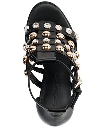 Karl Lagerfeld Paris Women's Brexton T Strap Sandal3
