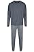 Produktbild Phil & Co. Berlin Herren Pyjama Schlafanzug Rundhals Jersey Sleepwear Homewear Langarm, Grösse:XL, Farbe:Marine