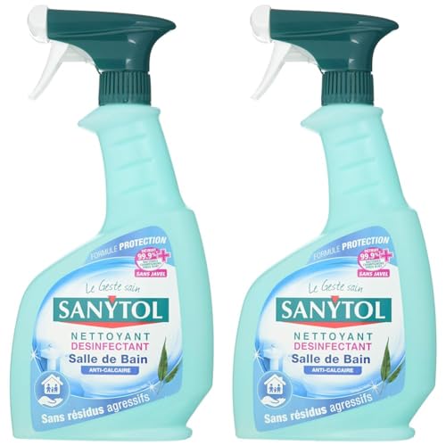 Sanytol Désinfectant Ultra-Détartrant Protection Salle de Bains F...
