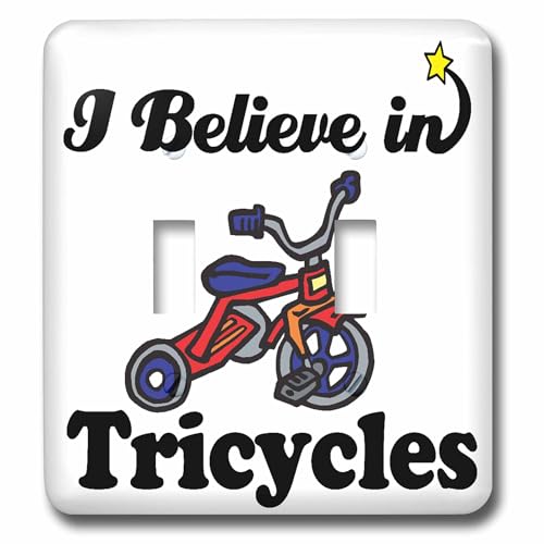 Interrupteur tricycles double 3dRose lsp_105680_2 décoratif - 2