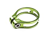 34,9 mm Aerozine - Morsetto per reggisella in alluminio anodizzato, unisex, colore verde
