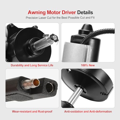 Kit moteur auvent Dometic 9200 réparation mécanisme usé - 7