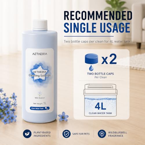 Image of Multi-Surface Floor Cleaning Solution for ECOVACS DEEBOT X11 /X9 /X8 /X5 /X2 /X1 /T80 /T50 /T30 /T20 /T10 /N30 /N20 /Series and all other Robot Vacuum Cleaners,Deep Cleans for Multiple Hard Floors, (33.8 Fl oz)
