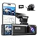 WiFi/WLAN günstig Kaufen-REDTIGER F7N 4K Dashcam mit WiFi GPS Front 4K/2.5K und Hinten 1080P Dash Kamera, Inklusive 64G Karte, 3.18