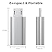 Vanjua 2 Pack Micro USB to USB C Adapter, Data Transfer Adapter, for Galaxy S7/S7 Edge/S6/J7, LG G4, and More Devices (Silver)