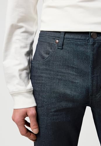 WRANGLER - Jeans Herren - Regular Straight Fit - Greensboro - Indigo Coated – Ansicht 6