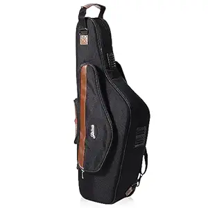 ERINGOGO Saxophone Carrying Case Tenor with Dual Removable Adjustable Strap Soft Padded Bb Sax Gig Bag with Backpack Straps Saxophone Carrying Bag