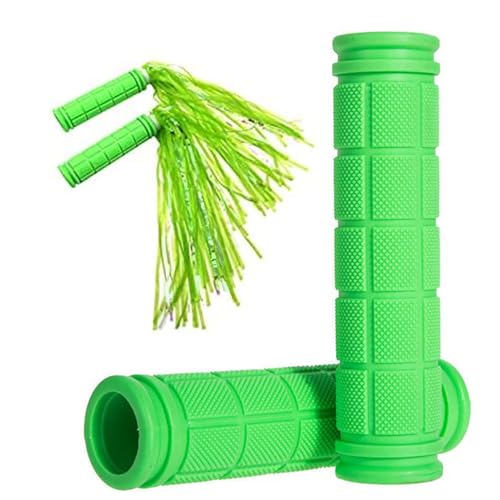 Bike Handle Grips with Tassel Streamers for Girls Boys and Red & Streamers - Picture 16 of 66