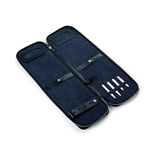 Étui à Cravates DELSEY - Bleu - Dimensions 38,5 X 13,5 Cm - Neuf Avec étiquettes