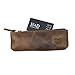 Hide & Drink, Durable Leather Pencil Pouch, Handy Pen Case, Classic Work Accessories, Carry On Pouch, Student & Professionals Essentials, Handmade Includes 101 Year Warranty :: Bourbon Brown