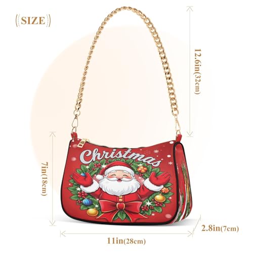 Bolso de hombro cadena tipo hobo tote mini clutch con cierre miniatura 5