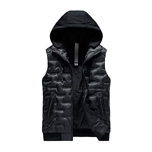 llzshoutao ärmlös huvtröja för män utomhus sport väst med huva fritid fitness jogging topp pullover pullover kamisol ärmlös väst med luva – svart_4XL