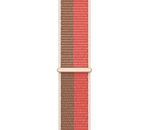 Image of Apple Watch Band - Sport Loop (41mm) - Pink Pomelo /Tan - Regular