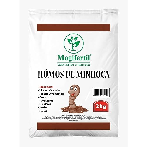 2kg Húmus de Minhoca Adubo 100% Orgânico