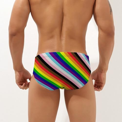 Mens Bodybuilding Swim Briefs Reinforced Stitching Bikini Swimwear for Poolside Training2