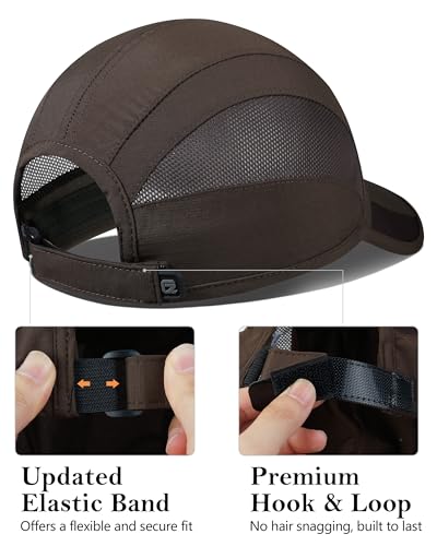 Image of GADIEMKENSD Quick Dry Run Hat Cooling Breathable Mesh