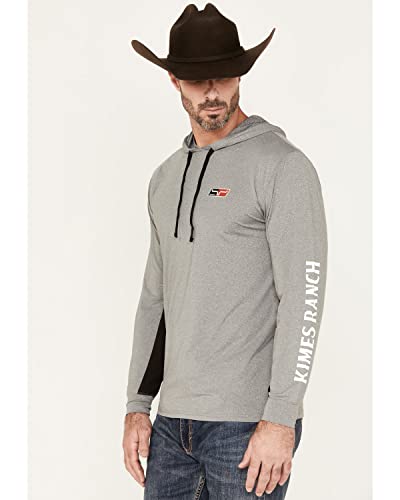 Kimes Ranch Men's Long Sleeve Hoodie Ninja Tech Tee2
