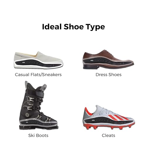 Image of Ultra-Thin Plantar Fasciitis Insoles Designed for Comfort & Maximum Pain Relief, Ideal for Dress Shoes & Boots | Black (Men's 8-8.5, Women's 9.5-10)