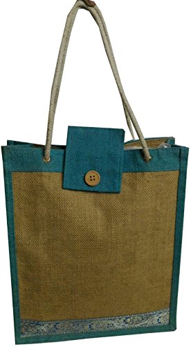 Gs Gift India Jute Bag Standard Size Multi Colorset Of 3 Amazon In Garden Outdoors