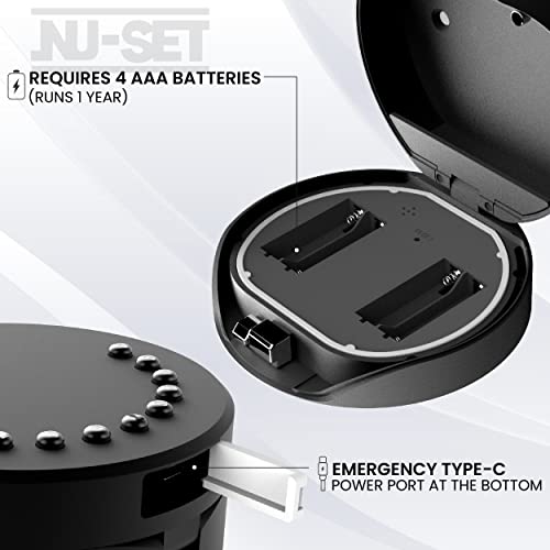 Nu-Set Lock | Smart-Box Series Wall Mounted Electronic Combination Lock Box | Electronic Lock Box Key Sharing For Commercial & Personal Use | Home Improvement & Door Hardware (Black) #TOP5