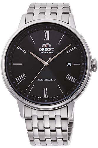 Orient Aviator Flight Refresh - Reloj de Pulsera automático para Hombre, Acero Negro, Pulsera