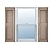 Ekena Millwork LP2C14X03800WI Custom Two Equal Panels, Raised PanelShutter (Per Pair)14 1/2"W x 38"HWicker