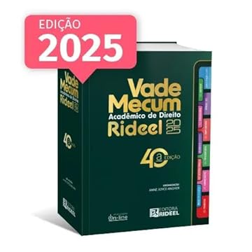 Capa do livro Vade Mecum Acadêmico de Direito Rideel 2025 - 1º Semestre - 40ª Edição