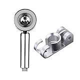 ✓Gutes Material : Der stoßfeste Silikonring kann den Duschkopf schützen. Körper verchromt, Starke Resistenz gegen Salzspray Korrosion.Integrierter Duschkörper, mehrschichtiger Chromoxid-Spiegel, dauerhaft Glanz bleiben.